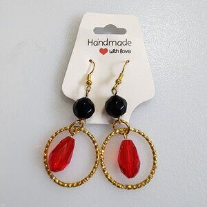 Gold Tone Dangled Earrings